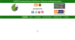 Desktop Screenshot of mukowiscydoza.pl
